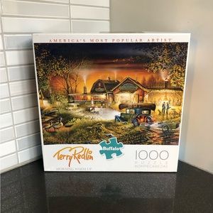 Buffalo Terry Redlin Morning Warm Up 1000 Piece Puzzle